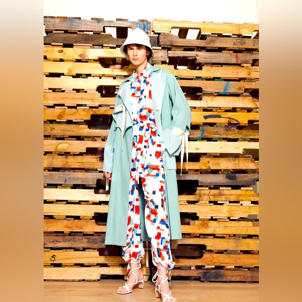 Rosetta Getty, Abstract Print Blouse. - image 1